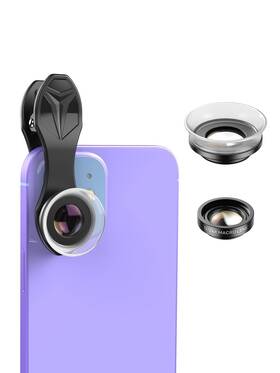 Apl-24xm Apexel 12x / 24x Macro Lens For Iphone With Universal Clip Hd Ph