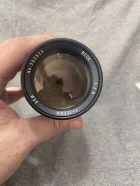 982525 Beck Camera Lens 1 2.8 F 135mm No.982525 W Case