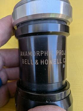 Daa305-68-c-1230 Bell And Howell Vintage Anamorphic Lens #020409