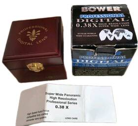 Bower 636980400198 Pro Digital 0.38x High Resolution Super Wide Camera Lens Infrared/non Nib