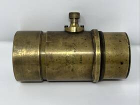 C.c Harrison 6318 Antique C.c Portrait Large Brass Lens No. 9082 Ny 5 Inch