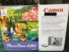 Cannon Power Shot A80 Vintage Camera Powershot Optical Zoom Lens Original