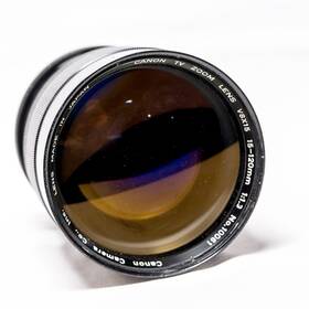 Canon V8x15 Tv Zoom Lens 15-120mm F/1.3 No. 10061 Made In Japan - Rare