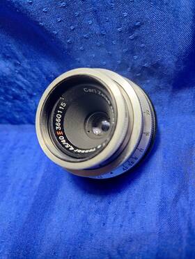 3660115 Carl Zeiss Jena Tessar Lens 4 5/40 With M42 Extension Attachment