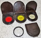 Carl Zeiss Jena Vintage Ikon Camera Lens Filters In Orig