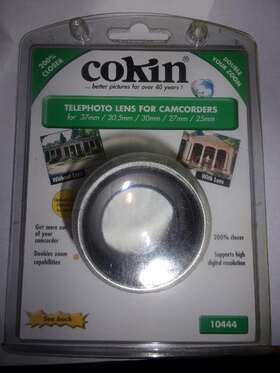 10444 Cokin 085831816563 Lens Telephoto For Camcorders 37mm 30.5mm 30mm 27mm 25mm