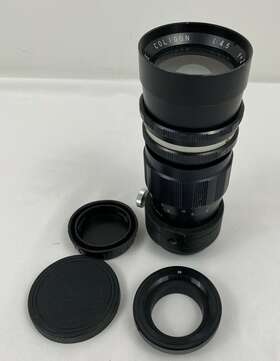 H45578 Coligon Vintage 200mm F 4.5 For M42 Screw Mount With Exacta Adaptor