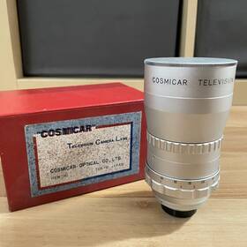 14891 Cosmicar Television Tv Lens 75mm 1 1.4 No. Made In Japan Original Box Vtg