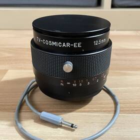 71175 Cosmicar Vintage Ee Lens 12.5mm 1 1.4 No. Black Dc6v Red Input 5ma Max