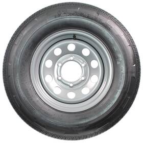 Ecustomrim 266098 Radial Trailer Tire On Rim St225/75r15 Load Range E 15 6 Lug Modul