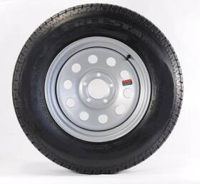 Ecustomrim 58849-1 Mounted Trailer Tire On Rim St175/80d13 175/80 13 Load Range C 5 L