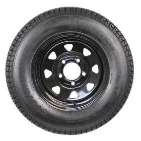 63196-1 Ecustomrim Trailer Tire Rim Bias Ply St175/80d13 175/80 D 13 5-4.5 Black Spok