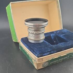 18166 Enna-werk M Nchen Lithagon 35mm F/4.5 Wide Angle Aluminum Lens For Argus C4 Box