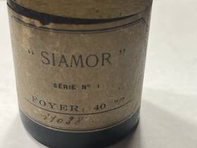 F Faliez 11038 Antique Siamor 40mm F/2.5 Cinema Lens Brass Paris No11038