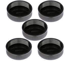 Fotasy M42 5 5-pack Lens Rear Caps - 42mm Screw Mount Fits Pentax Takumar/mami