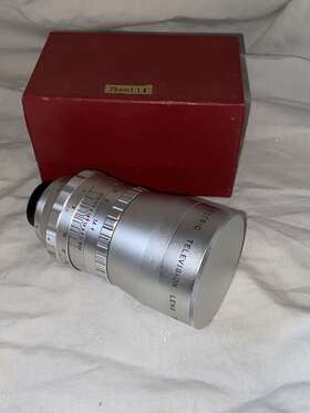 7399022 Ge 12486 General Electric Television Tv Lens 75mm 1 1.4 Part