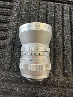 7399014 General Electric 85659 Television Lens Part Ge 12.5mm 1 1.4