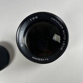 21006054 Hanimar 21004514 Auto 135mm F/2.8 Telephoto Lens No. Vintage