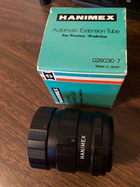 026030-7 Hanimex Auto Extension Tube For Pentax - New In Box