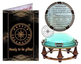 Hcq19 Hanzla Collection 4 Inch Antique Brass Magnifying Glass Lens For Reading Books And Newspaper Vintage