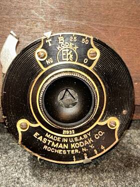 21932 Kodak Eastman Co. 131mm Lens In Kodex Shutter No. 1924 101 Years Old