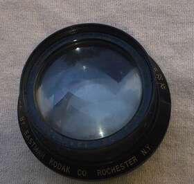 E0557k Kodak Vintage Eastman Projection Lens - Anastigmat Enlarging 7 1/2in F 4.5