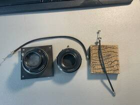 No1172 Kodak 2 Vintage Ilex Lenses Super Cinemat F 26 And Paragon F4.5 Rare 40 S-50 S