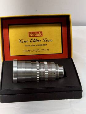 Kodak Ra597 Cine Ektar Lumenized 63mm F/2.0 Standard Aluminum Lens
