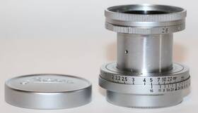 11512 Leica Leitz 50mm F/2.8 Elmar Ltm M39 Lens Cat No. Elmoo / Free Usa Ship