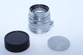 Leica 5cmf Summarit-m 5cm F 1.5 Vintage Fast Lens For M3 M10. Caps. Claftd