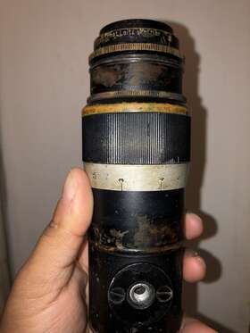 600767 Leitz Needs Saving Ernst Wetzlar Hektor 73.5cm 4.5 Lens No