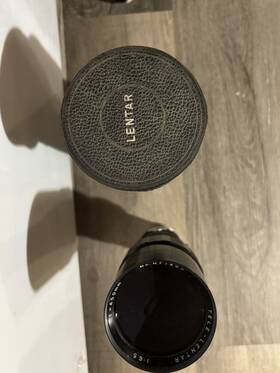 H71500 Lentar Vtg Tele-lentar Camera Lens 1 6.5 F 450mm No With Case Untested