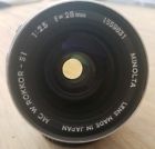 Minolta Mc Lens With Caps Hipster Vintage Manual