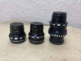 Kiev-16uecamera Mir Tair-41m Set 3 Lens Mir-11m Vega-7-1 Black Magic Pocket Bmpcc