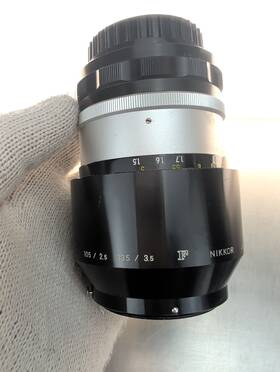 Nikkor 881959 Rare- Nippon Kogagu Nikkor-q 1 3.5 F 135mm With Hood