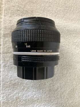 2923491 Nikon Vintage Nikkor 50mm 1 1.4 Made In Japan Camera Lens