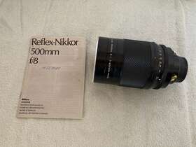 583725 Nikon 853725 Vintage Reflex-nikkor 500mm F/8 35mm Telephoto Camera Lens #583725