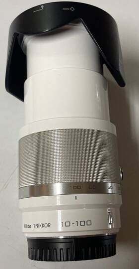 Nikon 960759027672 Mint Condition 1 Nikkor Vr 10-100mm F/4-5.6 Ed White Lens