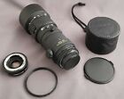 F-4.0d Nikon Nikkor Autofocus Telephoto Lens Caps Filters Bag