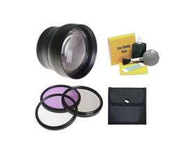 2.2xfz80hstlck Optics Nc 2.195x High Definition Super Telephoto Lens 3 Piece Filter Kit Ring
