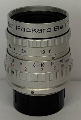 Packard Bell 13225 Vintage Television Lens 25mm 1 1.9 No