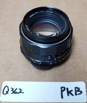 4799647 Pentax Super-multi-coated Takumar 50mm F/1.4 Lens Q362 Pk B