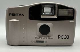 Pc-33 Pentax 30mm Lens Point And Shoot Silver Black
