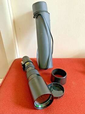 50148 Quantaray Japan Vintage Camera Zoom Lenz 400 Mm F 1 6.3 With 72 Adapter