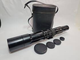 10804 Rikenon Ricoh 1 8 F 600mm Telephoto Lens With Case Hood Tripod Adapter Caps