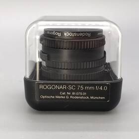 Rodenstock 10222802 Mint Rogonar-sc 75mm F/4 Enlarging Lens M39 Mount #10222802