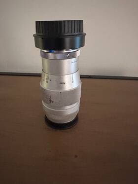 3588253 Rodenstock Vintage Lens 135mm F3.5 Yronar #3588253 Germany With Canon Ef Adapter