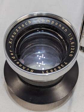 7363831 Schneider-kreuznach Vintage Componon 1 5 6/240 Camera Lens