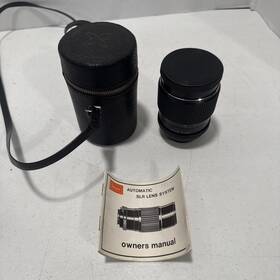 106192 Sears 135mm Lens Auto 10878 Has Case Vintage Read