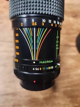 202.7377700 Sears Model No. 202. 7377700 Camera Lens. Korea. With Case Vintage